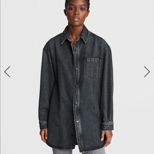 Rag & Bone Broken in Denim Shirt, M